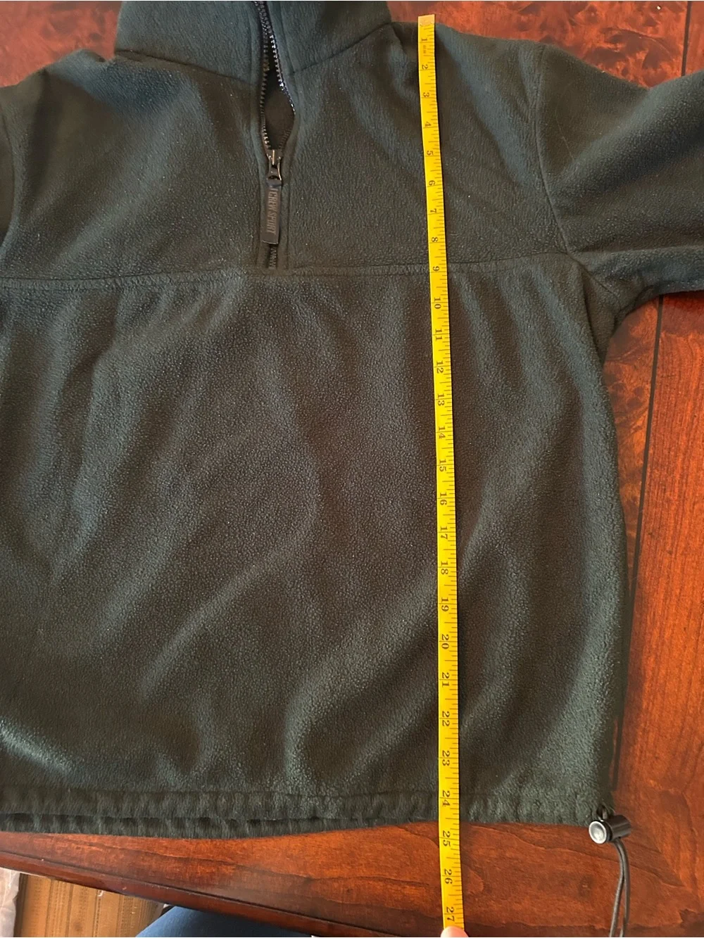 J Crew Sport Fleece Pullover Mens Small Dark Green 1/4 Zip Vintage 90s Outdoor